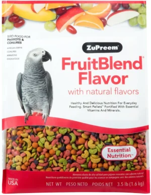 ZuPreem FruitBlend Flavor with Natural Flavors Daily Bird Food