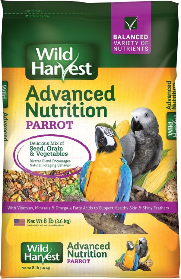 Wild Harvest Advanced Nutrition Seed, Grain & Vegetable Mix Parrot