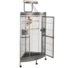 Discovery Corner Parrot Cage with Play Gym Top – Antique