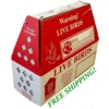 4pk-Live-Bird-Shipping-Boxes: live bird shipping boxes, USPS approved bird box, Todd Marcus Birds Exotic, safe bird transport, bird travel box, parrot shipping box, finch shipping box, cockatiel carrier, eco-friendly bird box, durable bird container, ventilated bird shipping box, airline-approved bird box, exotic bird shipping, parakeet transport, USDA approved shipping box, professional bird shipping supplies, bird transport safety, USPS bird shipping, bulk shipping discounts, live animal packaging, bird travel carrier, trusted bird supplier, exotic bird shop USA, worldwide bird shipping, Todd Marcus Exotic Birds, bird breeder supplies, cage accessories, parrot transport box, premium bird packaging, bird handling safety, Todd Marcus Birds.