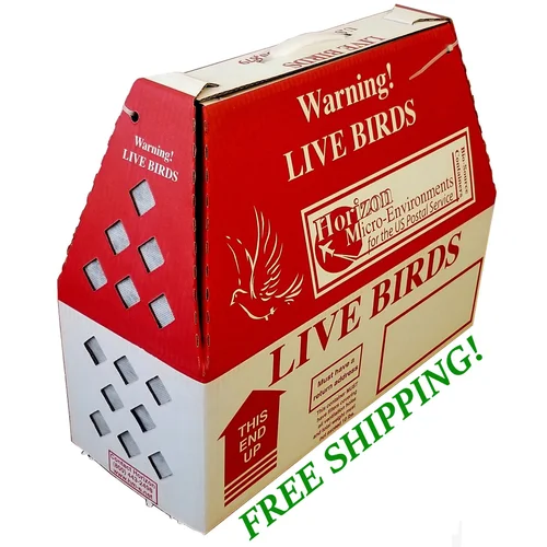 4pk-Live-Bird-Shipping-Boxes: live bird shipping boxes, USPS approved bird box, Todd Marcus Birds Exotic, safe bird transport, bird travel box, parrot shipping box, finch shipping box, cockatiel carrier, eco-friendly bird box, durable bird container, ventilated bird shipping box, airline-approved bird box, exotic bird shipping, parakeet transport, USDA approved shipping box, professional bird shipping supplies, bird transport safety, USPS bird shipping, bulk shipping discounts, live animal packaging, bird travel carrier, trusted bird supplier, exotic bird shop USA, worldwide bird shipping, Todd Marcus Exotic Birds, bird breeder supplies, cage accessories, parrot transport box, premium bird packaging, bird handling safety, Todd Marcus Birds.